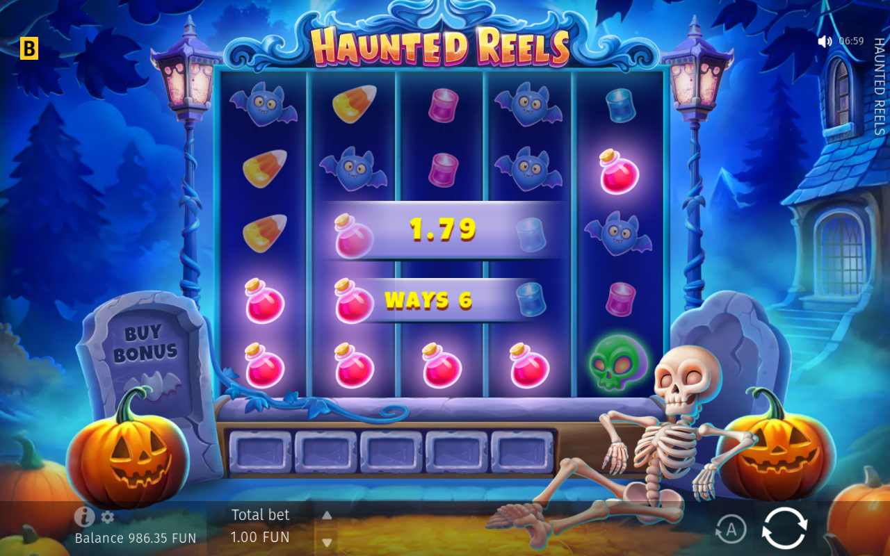 Haunted Reels gameplay