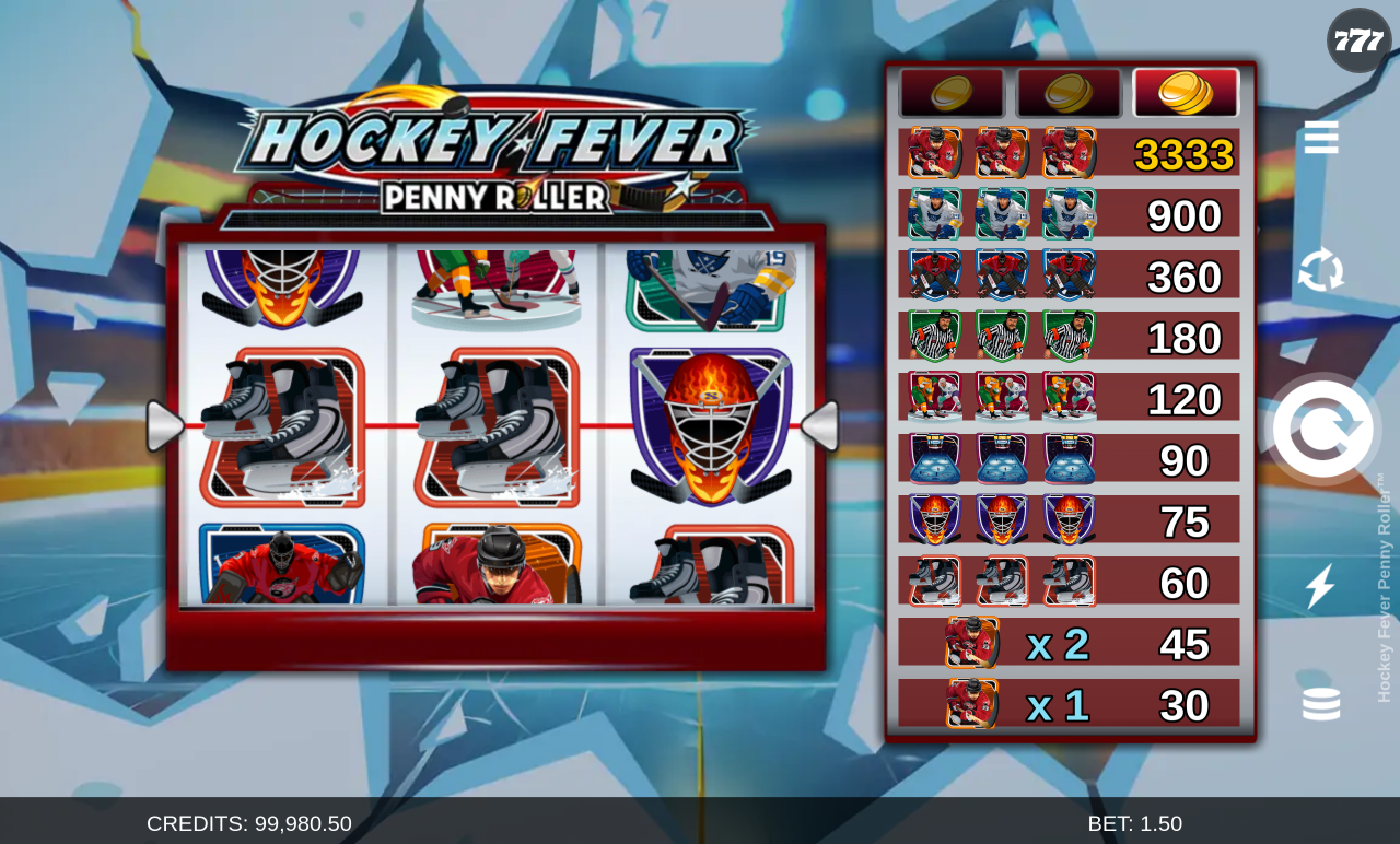 Hockey Fever Penny Roller gameplay