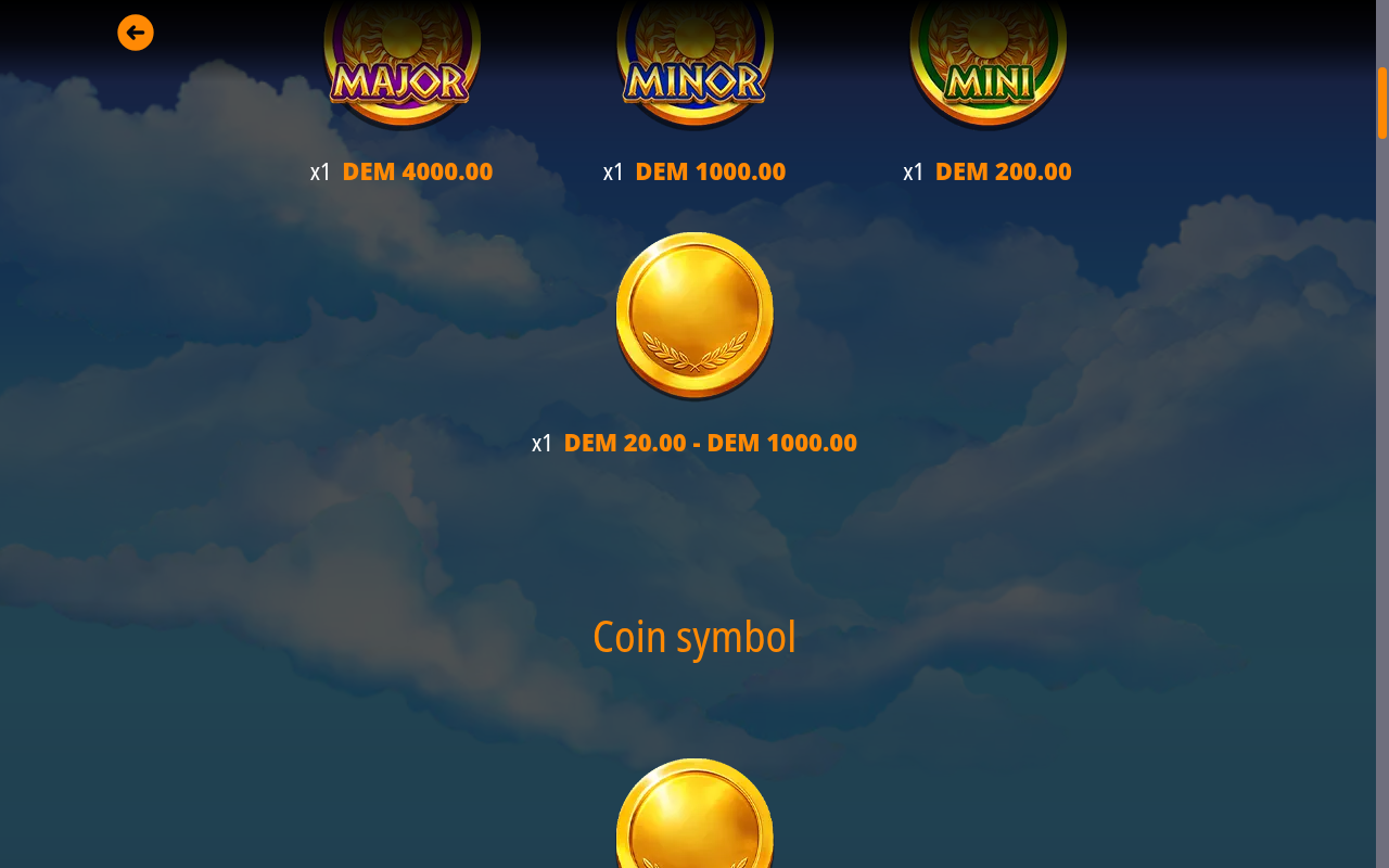 Icarus: Heat of Fortune information screen