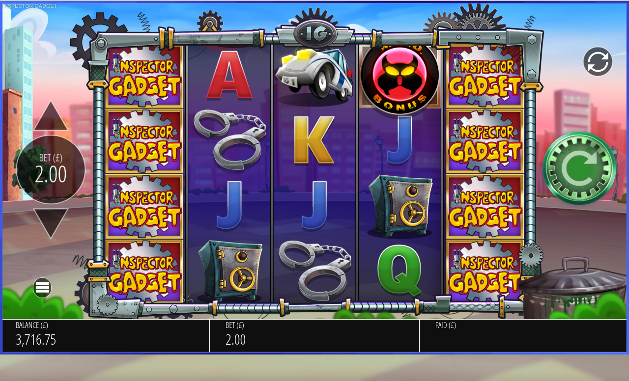 Inspector Gadget base game