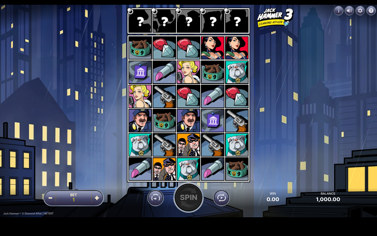 Jack Hammer 3: Diamond Affair base game