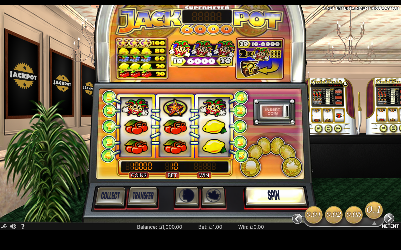 Jackpot 6000 base game
