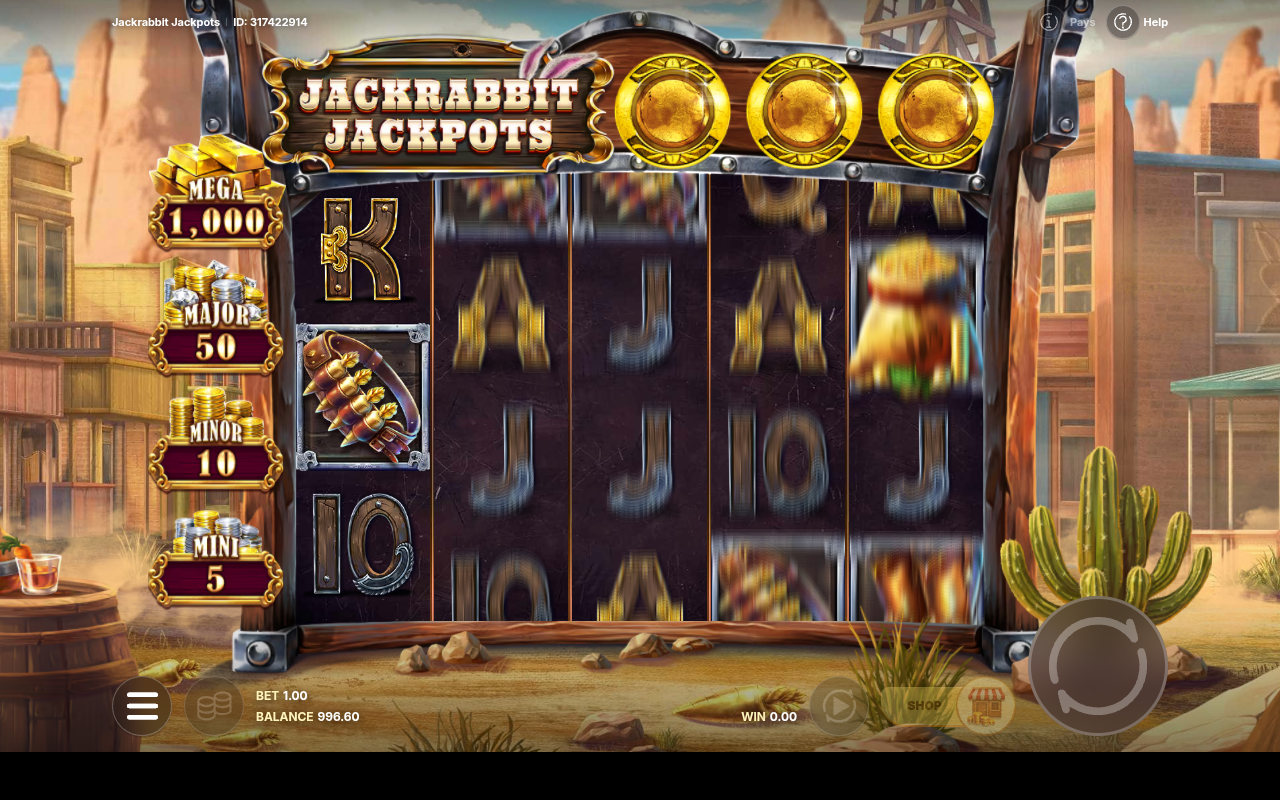 Jackrabbit Jackpots gameplay