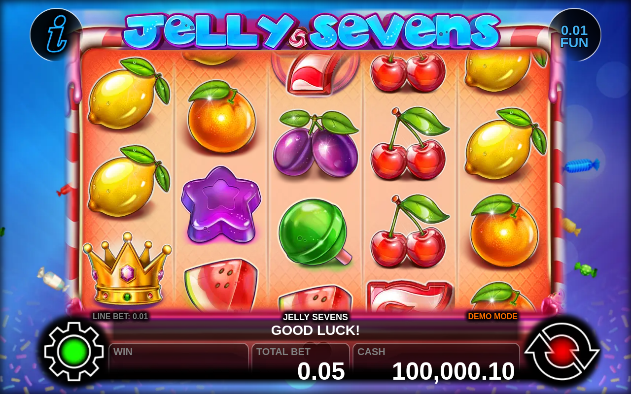 Jelly Sevens gameplay