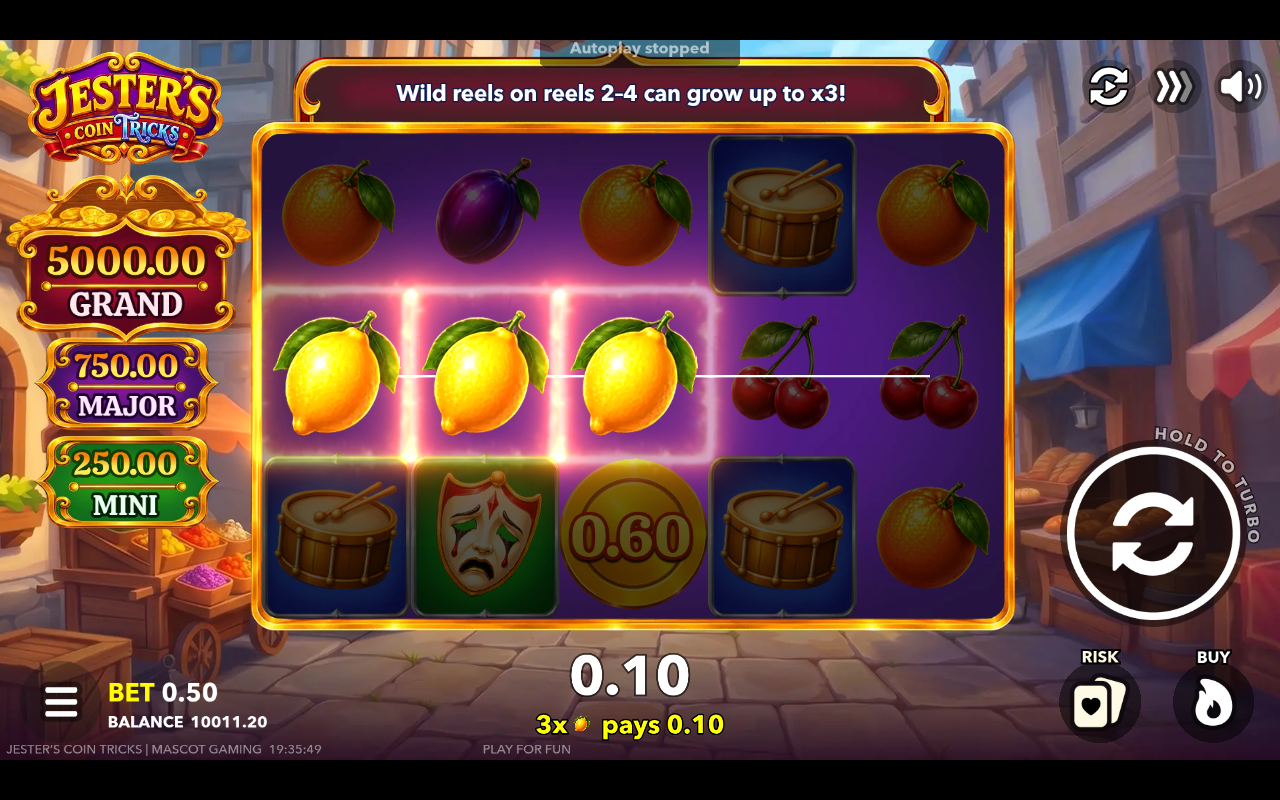 Jester's Coin Tricks base game