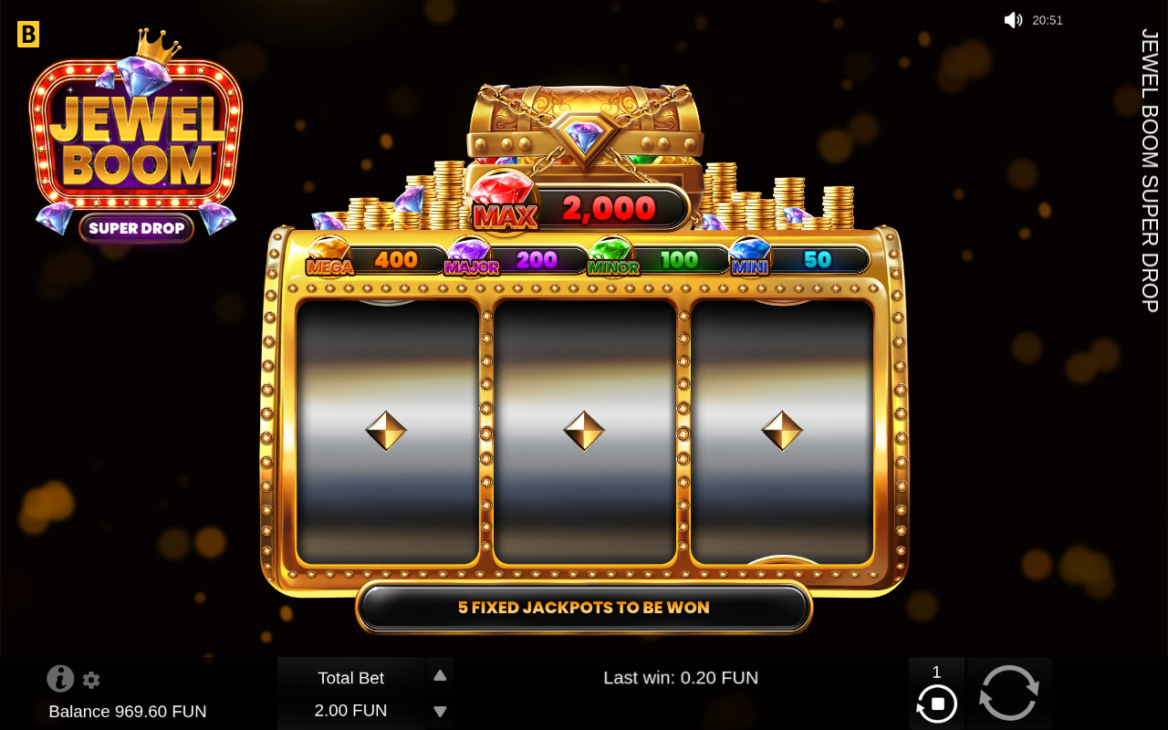 Jewel Boom Super Drop gameplay