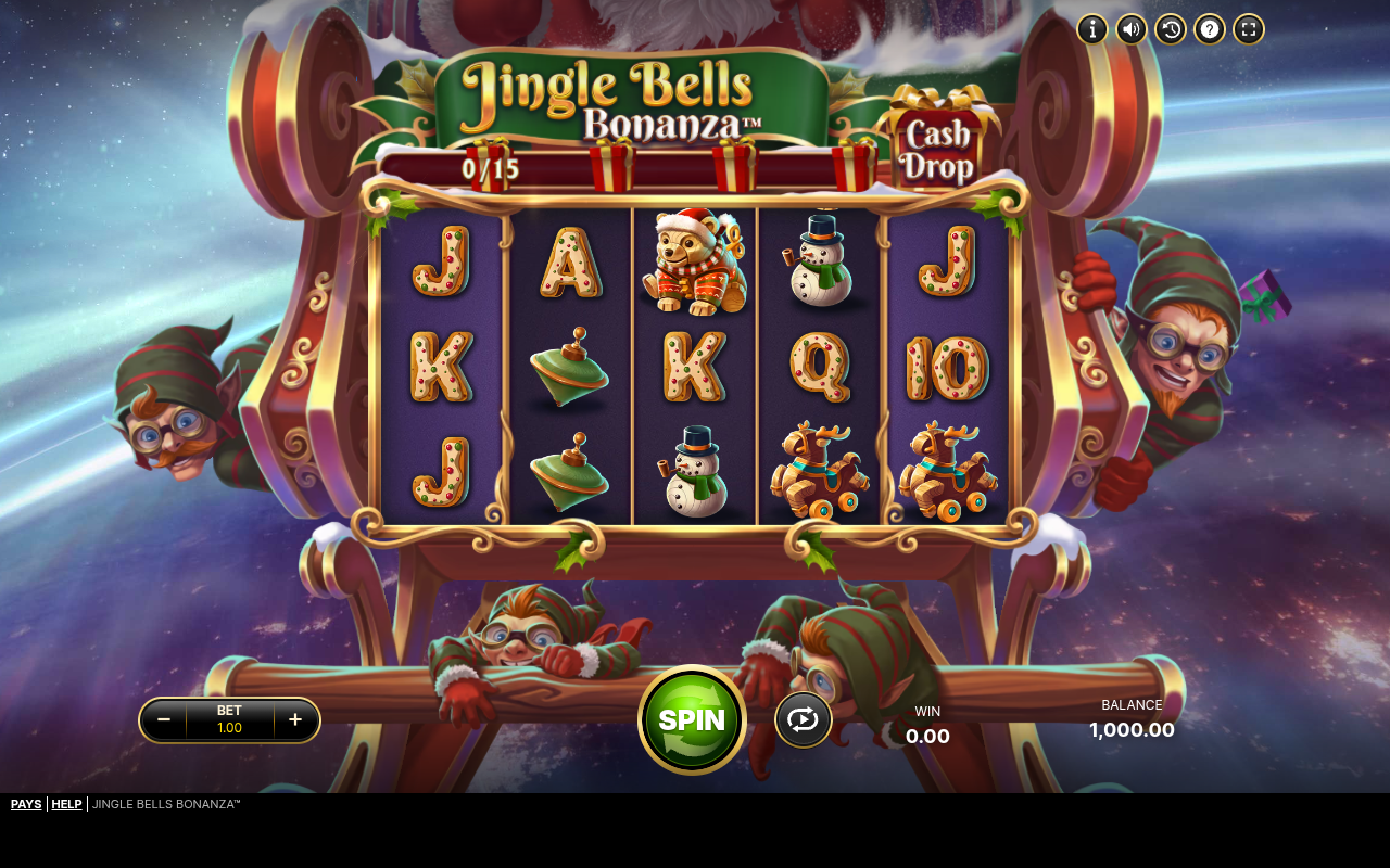 Jingle Bells Bonanza base game