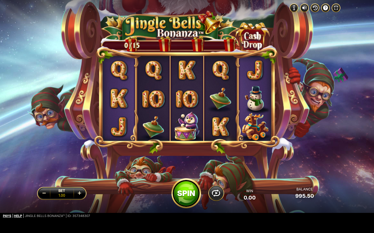 Jingle Bells Bonanza gameplay