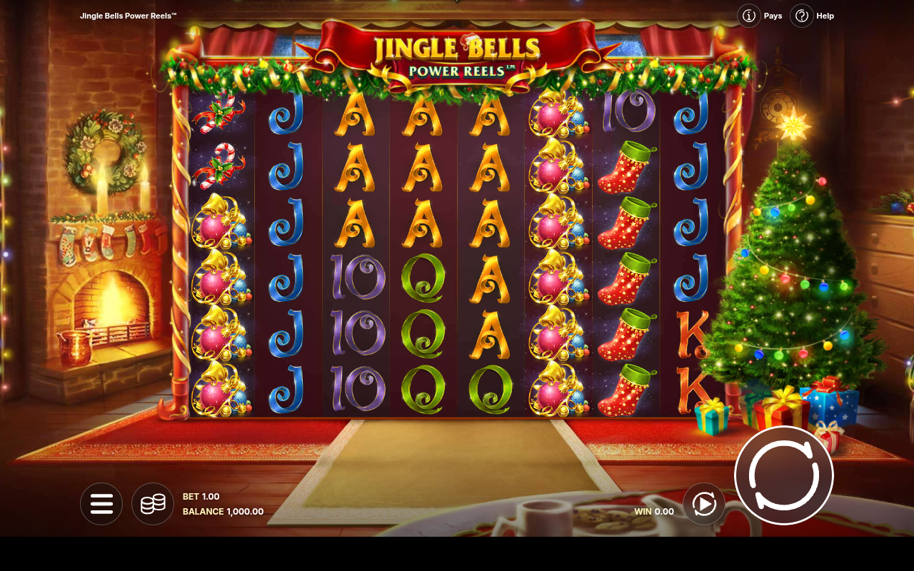 Jingle Bells Power Reels base game
