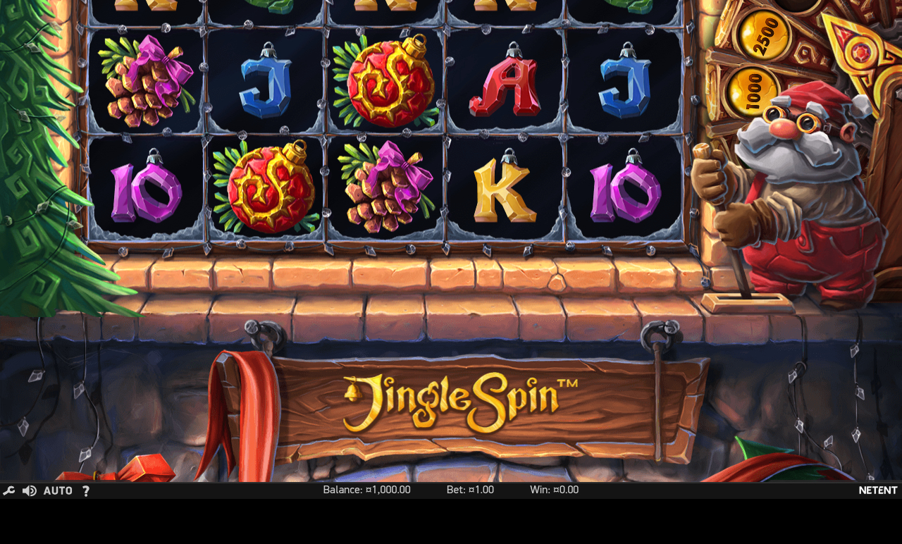 Jingle Spin base game