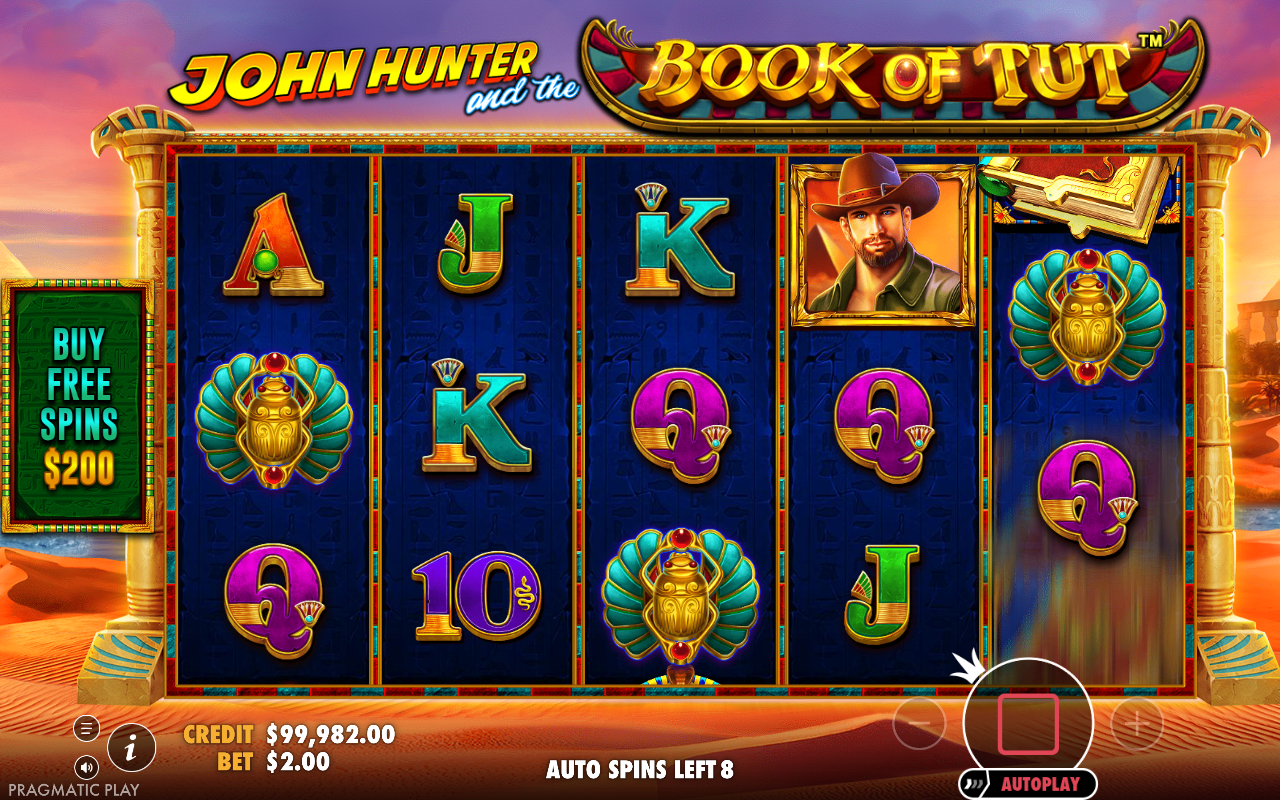John Hunter and the Book of Tut gameplay