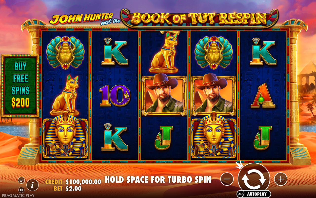 John Hunter and the Book of Tut Respin base game