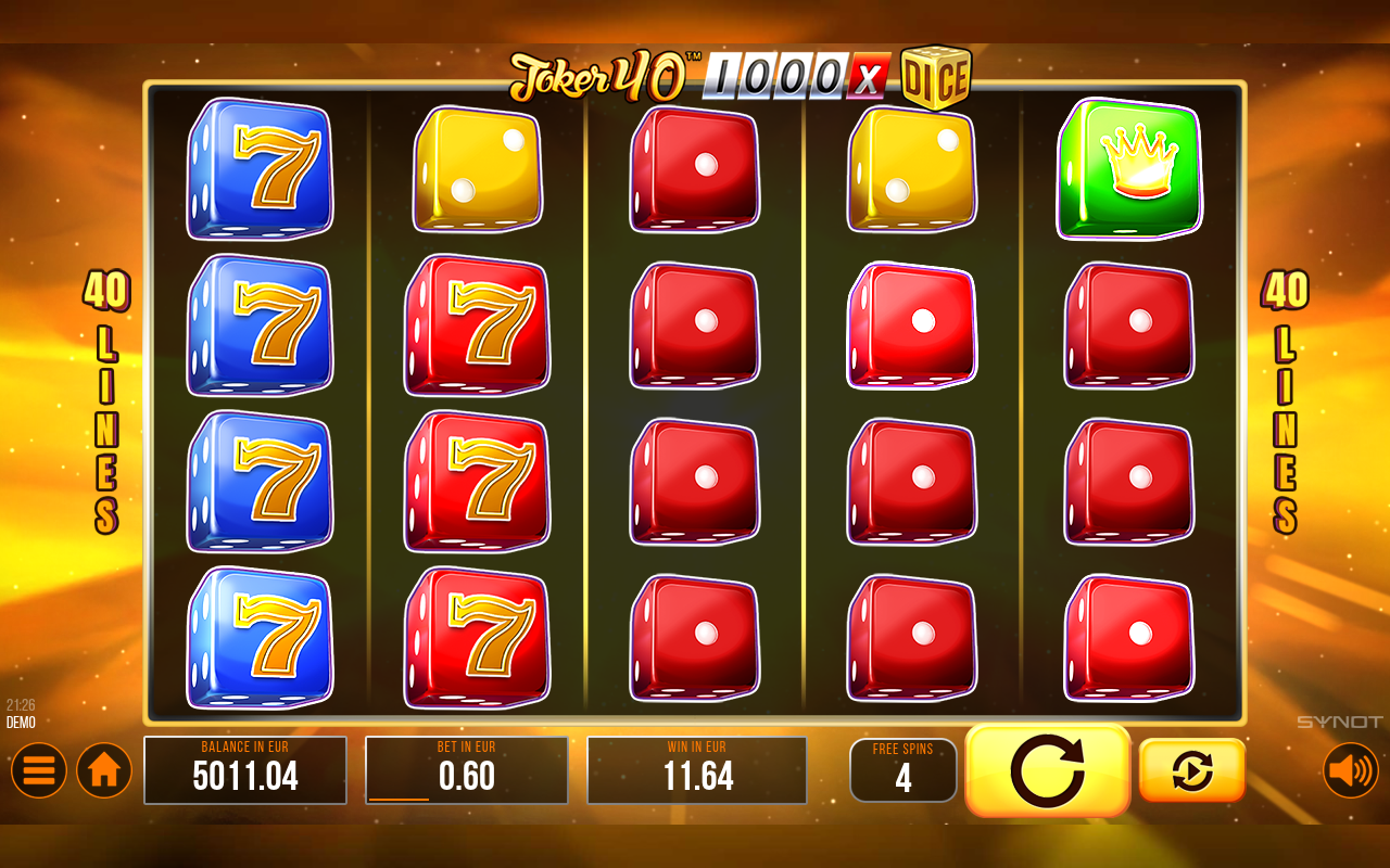 Joker 40 1000 Dice gameplay