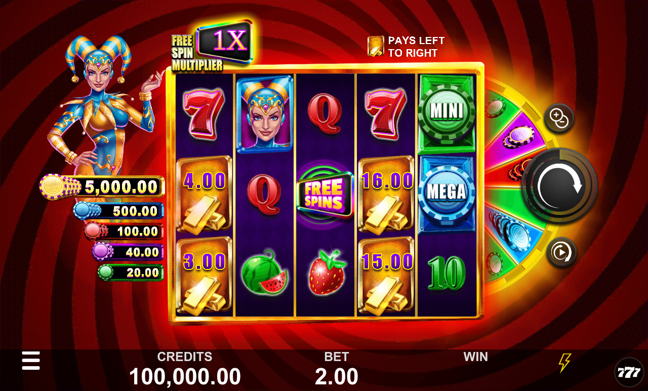 Joker Bonanza Cash Spree base game