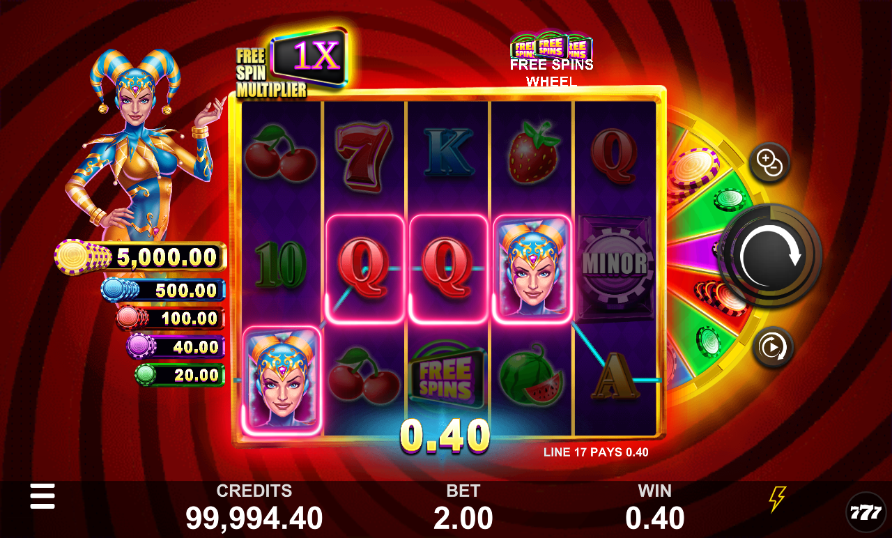 Joker Bonanza Cash Spree gameplay