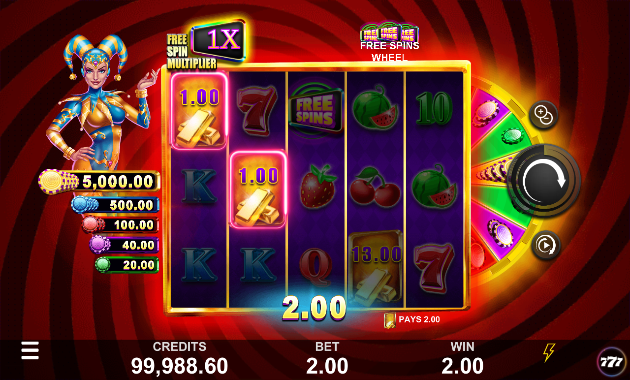 Joker Bonanza Cash Spree gameplay