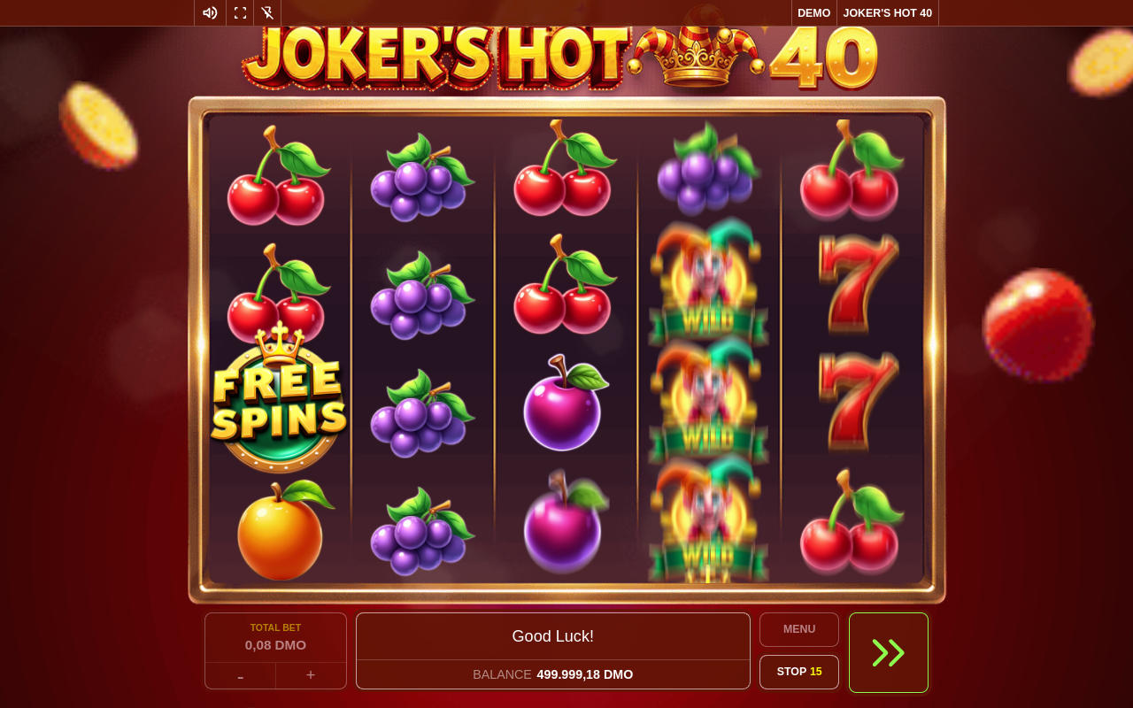 Joker's Hot 40 gameplay