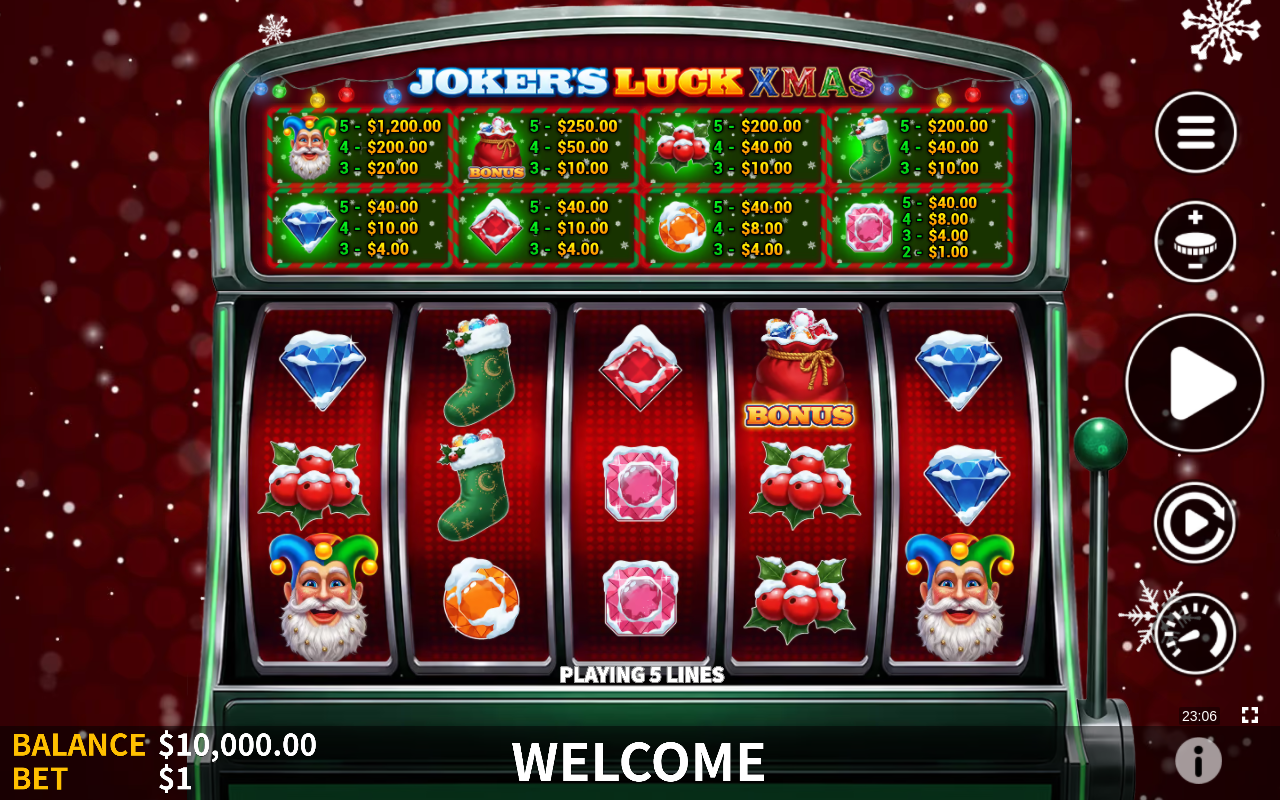 Joker's Luck Xmas base game