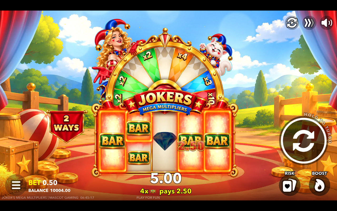 Joker's Mega Multipliers gameplay