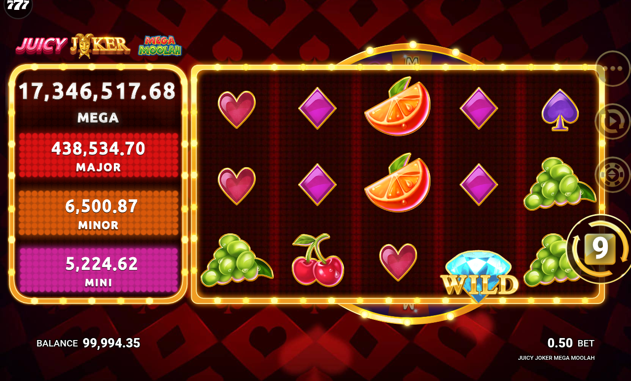 Juicy Joker Mega Moolah gameplay