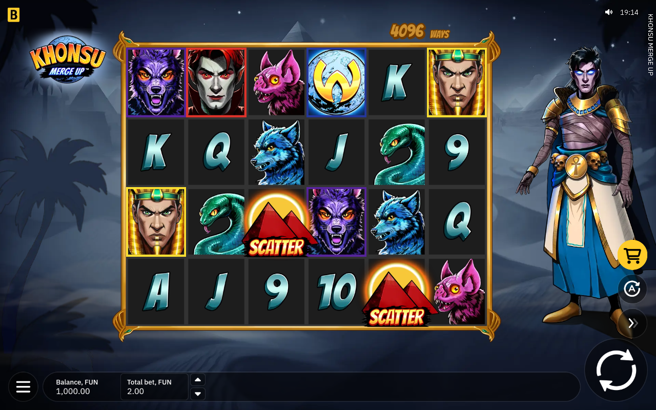 Khonsu Merge Up base game