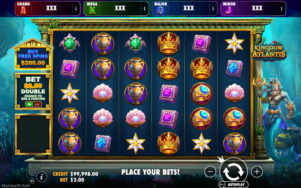 Kingdom of Atlantis Jackpot Play gameplay