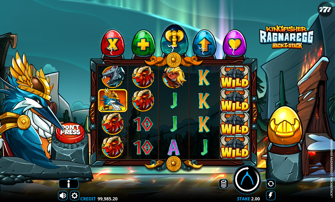 Kingfisher Ragnaregg Hack&Stack gameplay