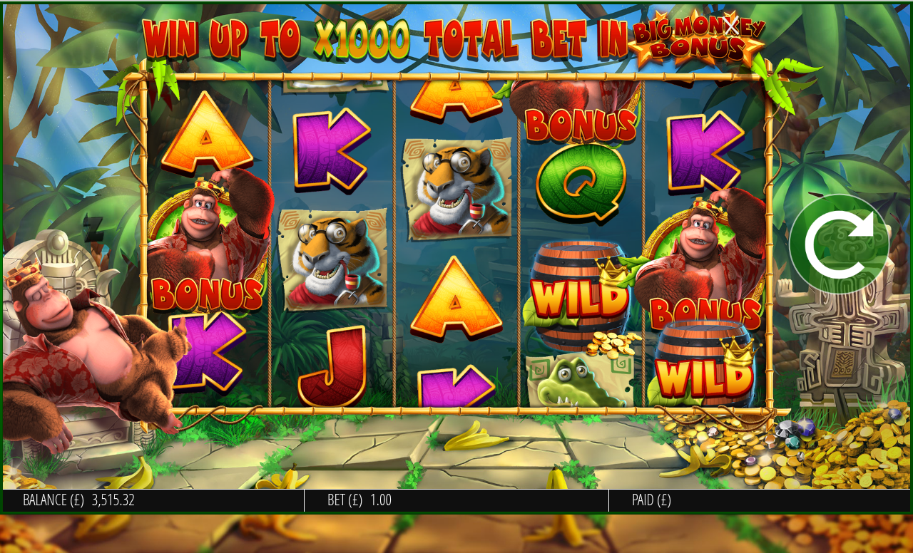 King Kong Cash Jackpot King base game
