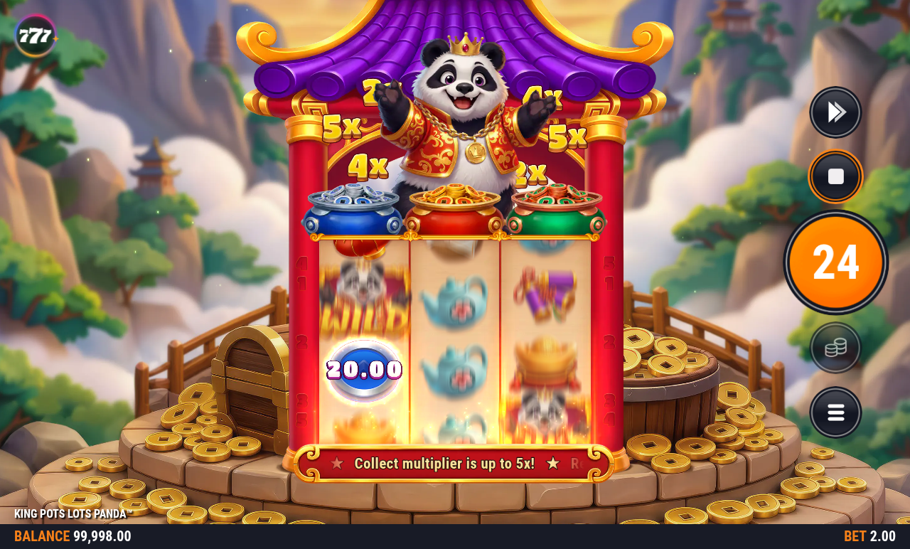 King Pots Lots Panda base game