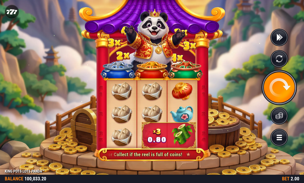 King Pots Lots Panda gameplay