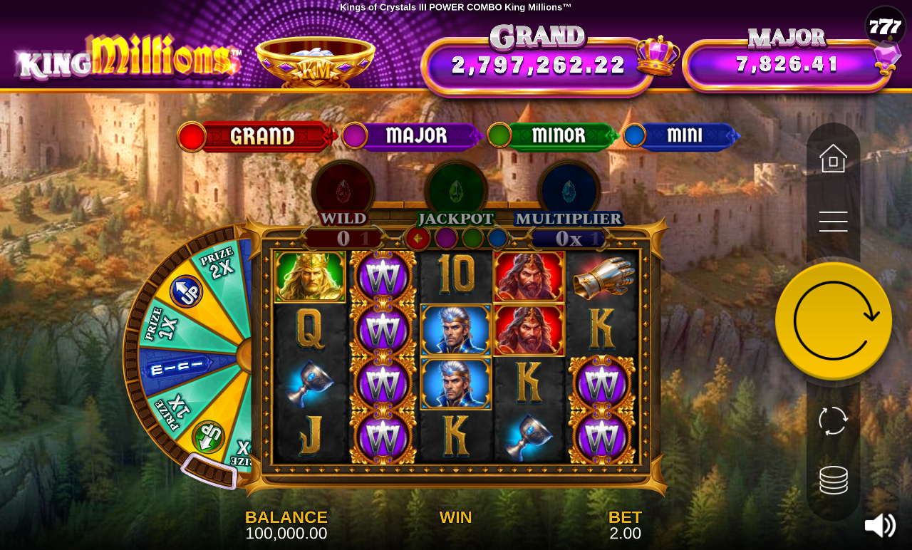 Kings of Crystals III POWER COMBO: King Millions base game
