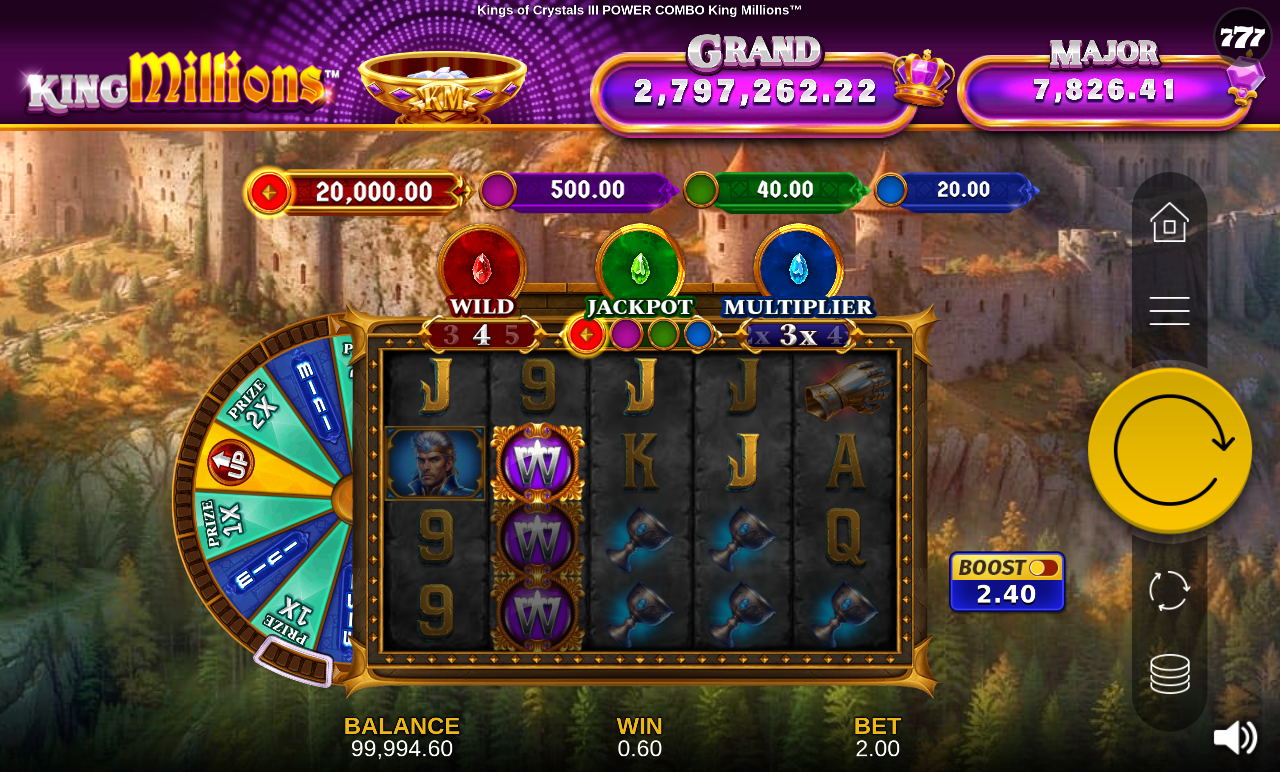Kings of Crystals III POWER COMBO: King Millions gameplay