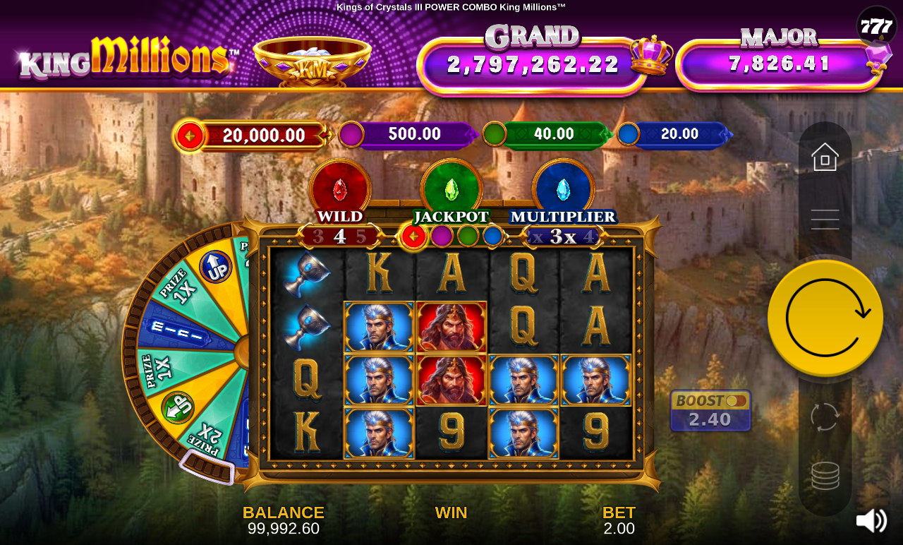 Kings of Crystals III POWER COMBO: King Millions gameplay