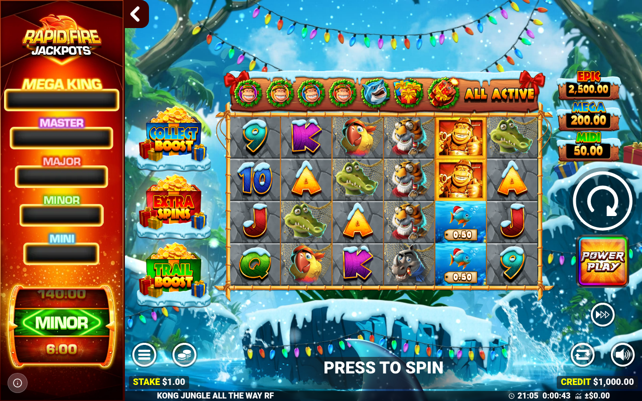 Kong Jungle All The Way base game