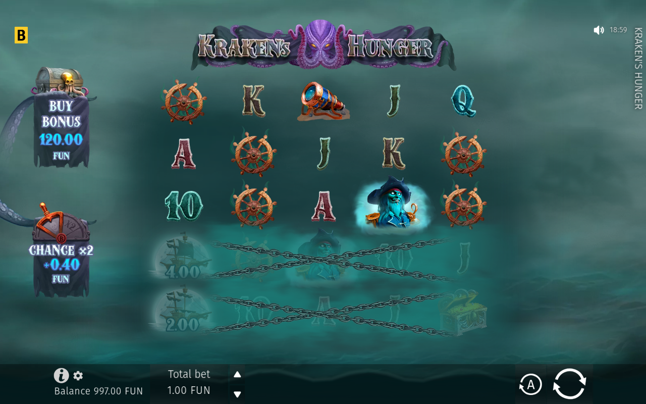 Kraken's Hunger gameplay