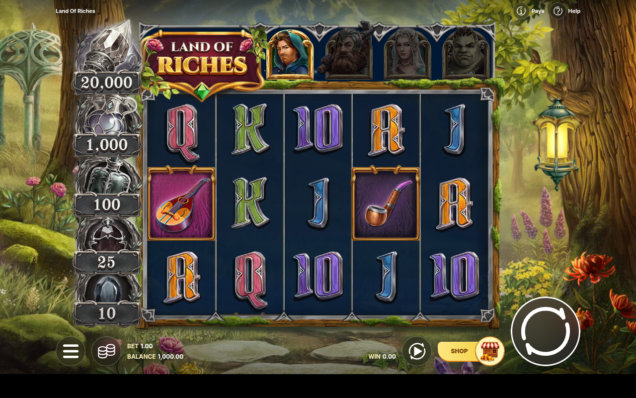 Land of Riches base game