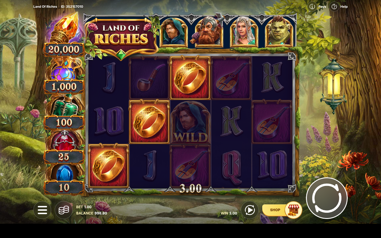 Land of Riches gameplay