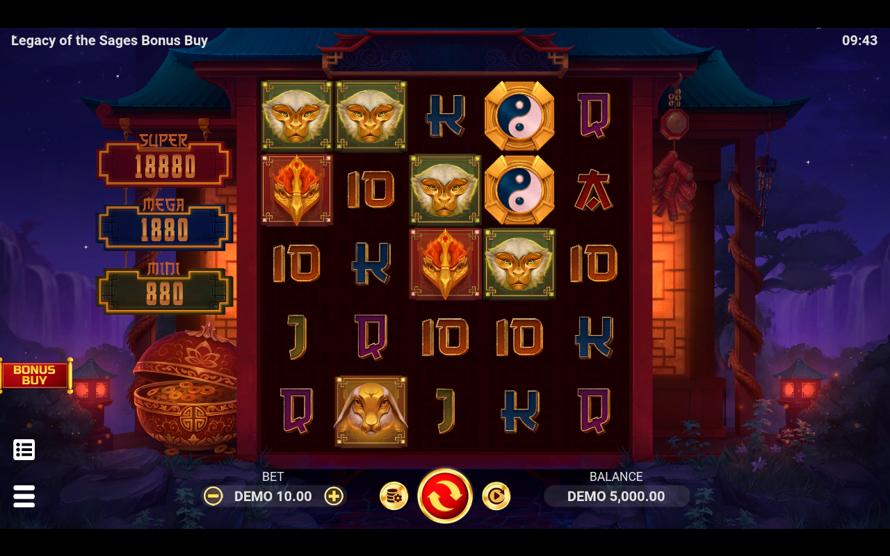 Legacy of the Sages Bonus Buy base game
