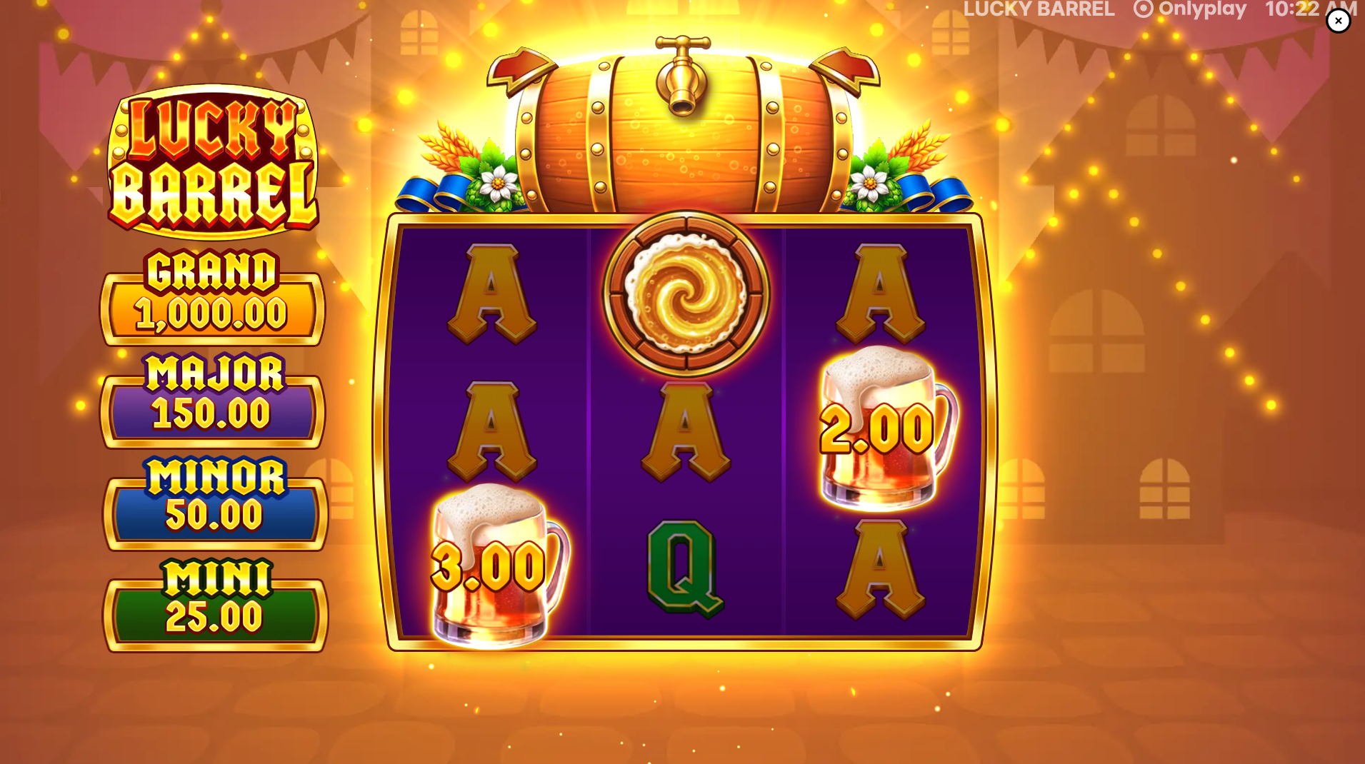 Lucky Barrel Bonus trigger