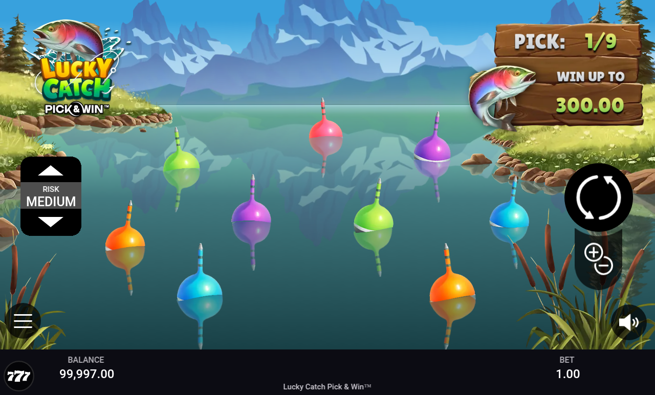 Lucky Catch Pick&Win gameplay