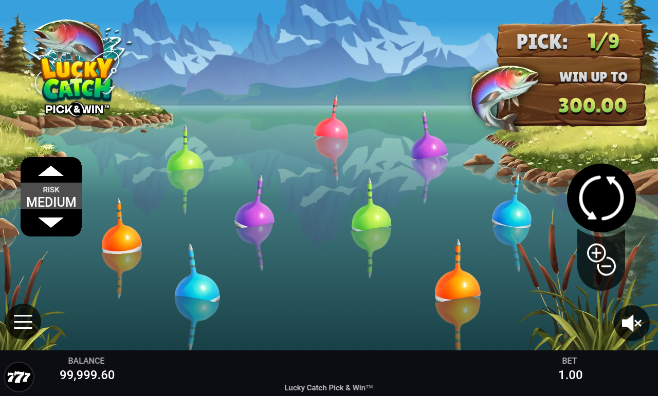 Lucky Catch Pick&Win gameplay