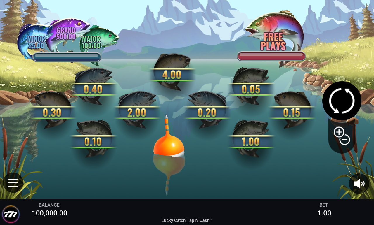 Lucky Catch Tap N Cash base game
