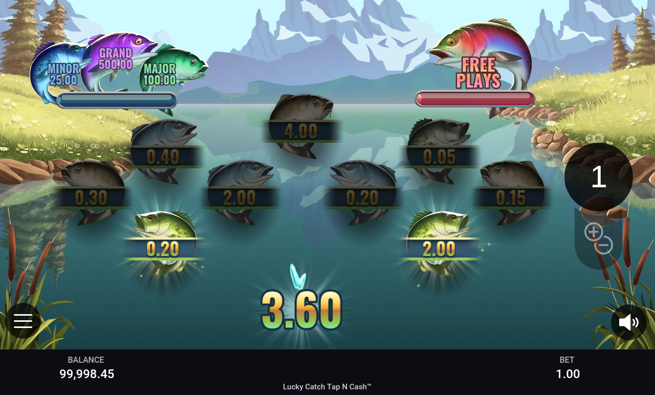 Lucky Catch Tap N Cash gameplay