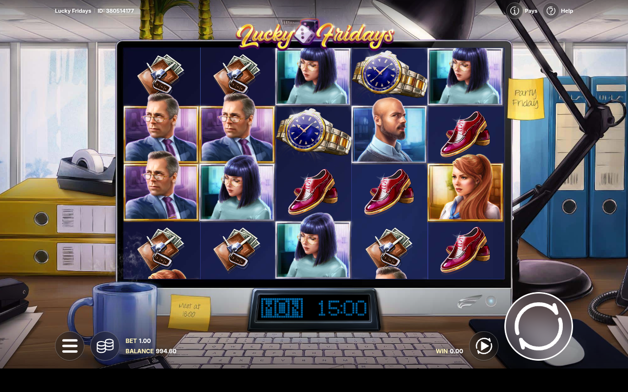 Lucky Fridays gameplay