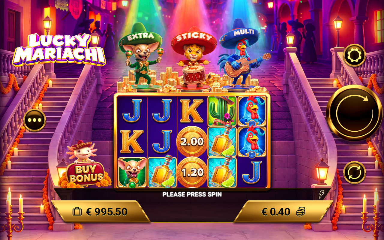 Lucky Mariachi gameplay