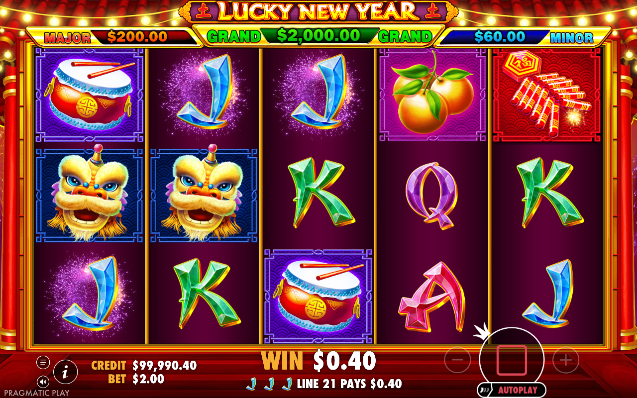 Lucky New Year gameplay