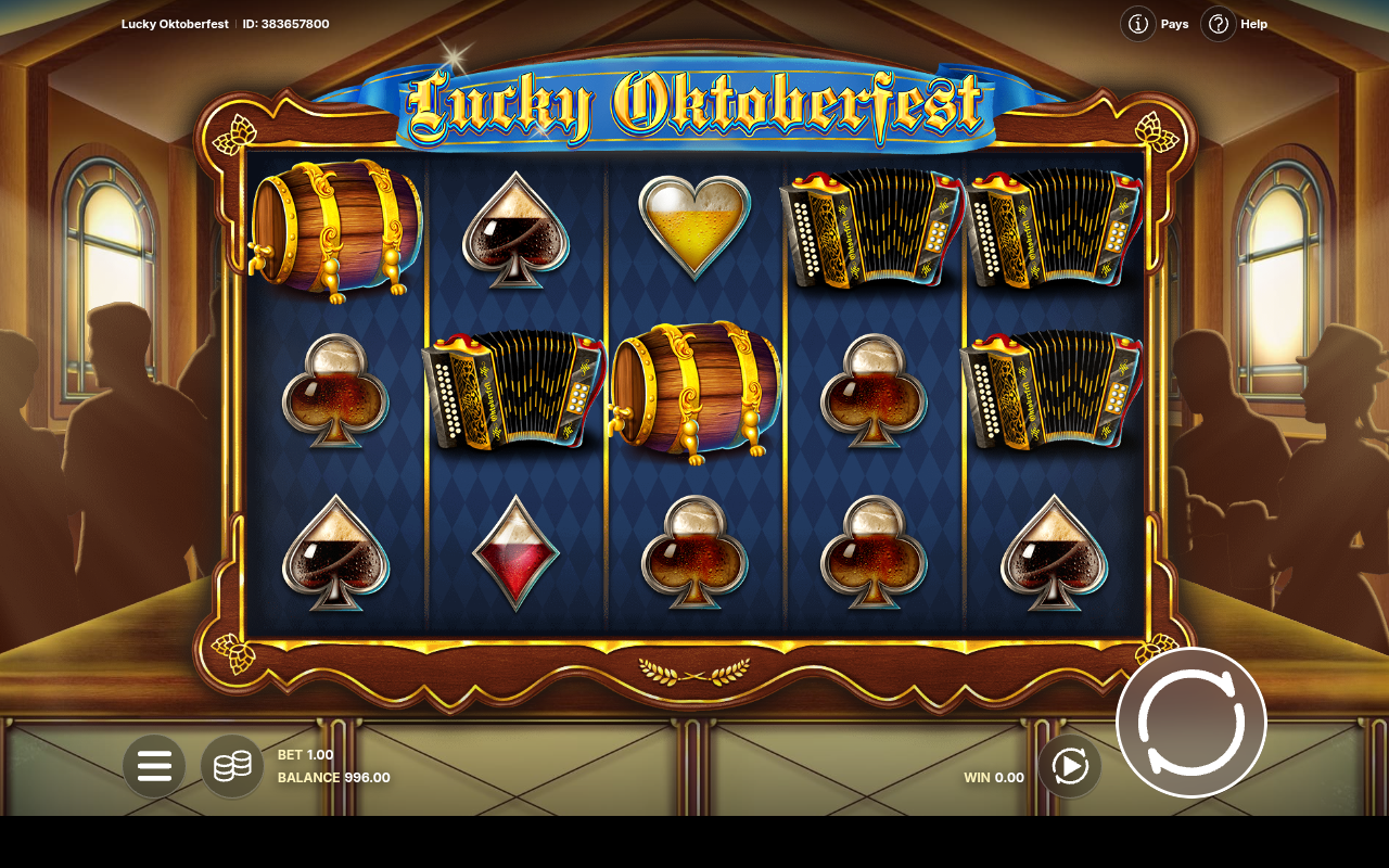 Lucky Oktoberfest gameplay
