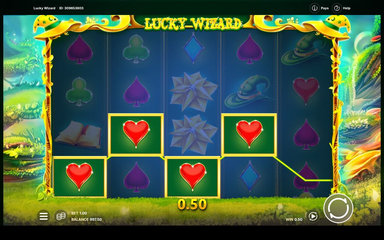 Lucky Wizard gameplay
