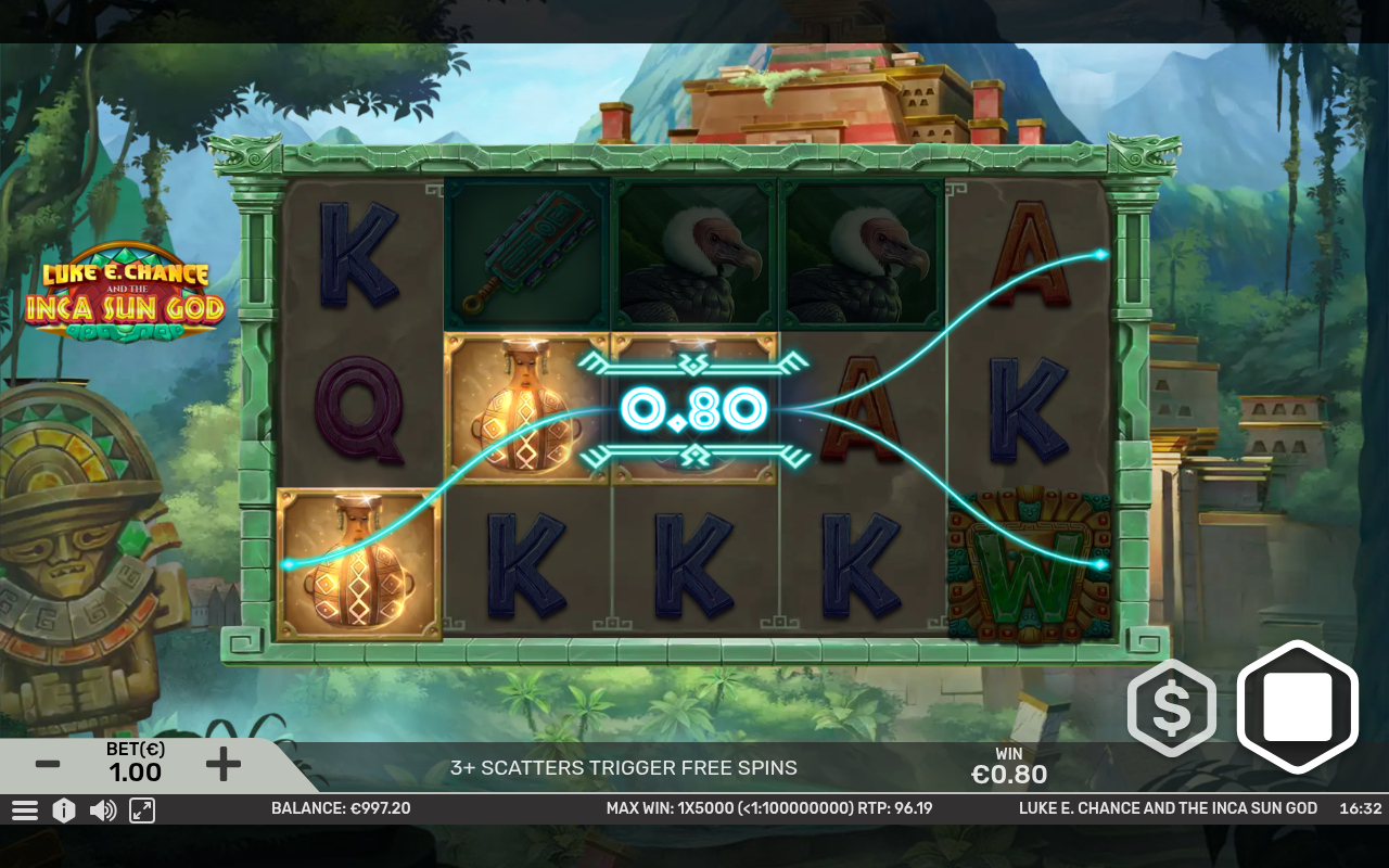 Luke E. Chance and the Inca Sun God gameplay