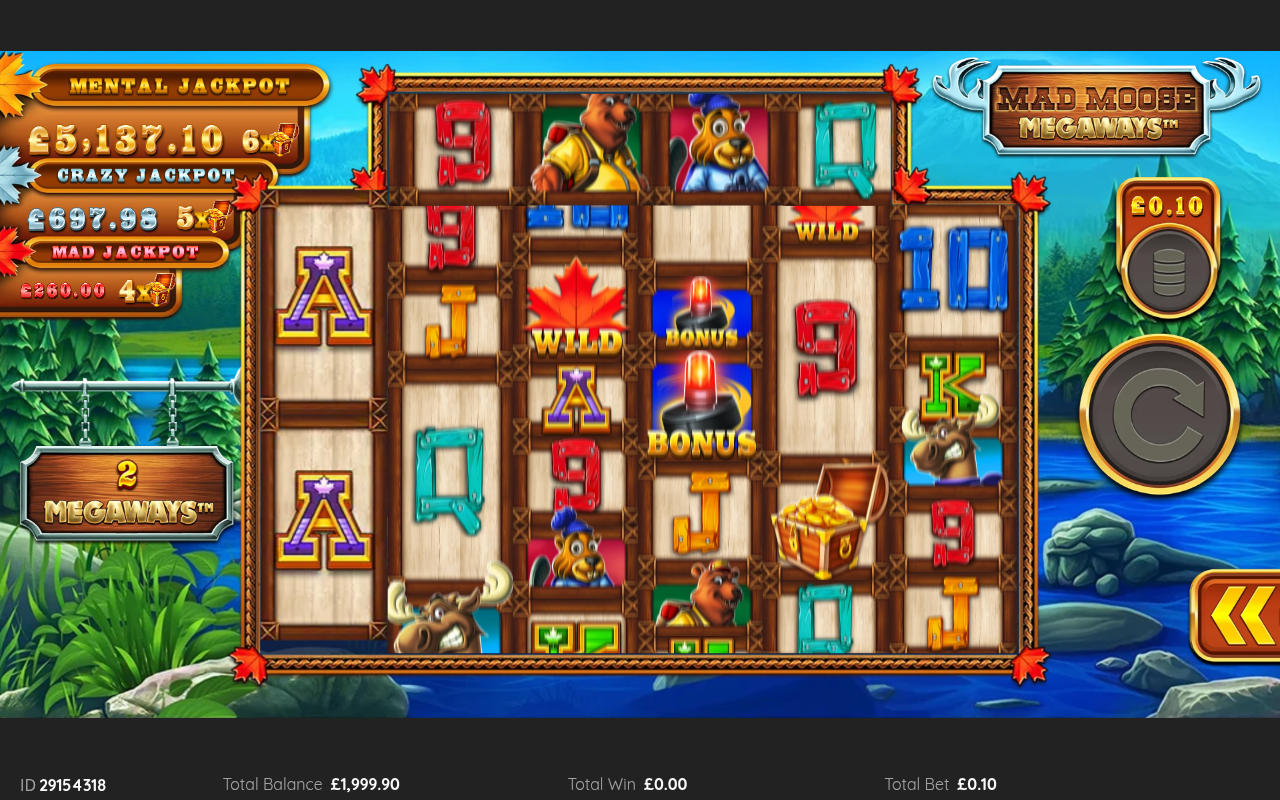 Mad Moose Megaways gameplay